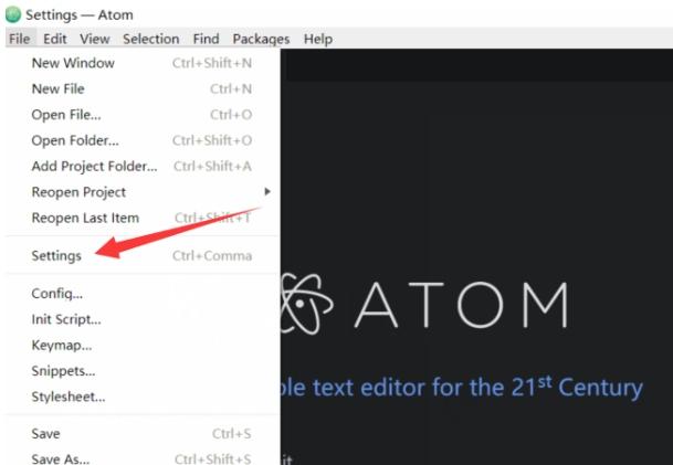 如何在atom中运行python程序？