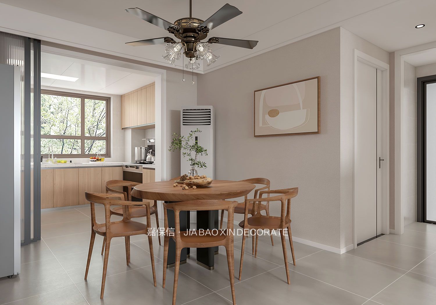 130㎡北欧原木风格装修奶油慕斯般柔软的家