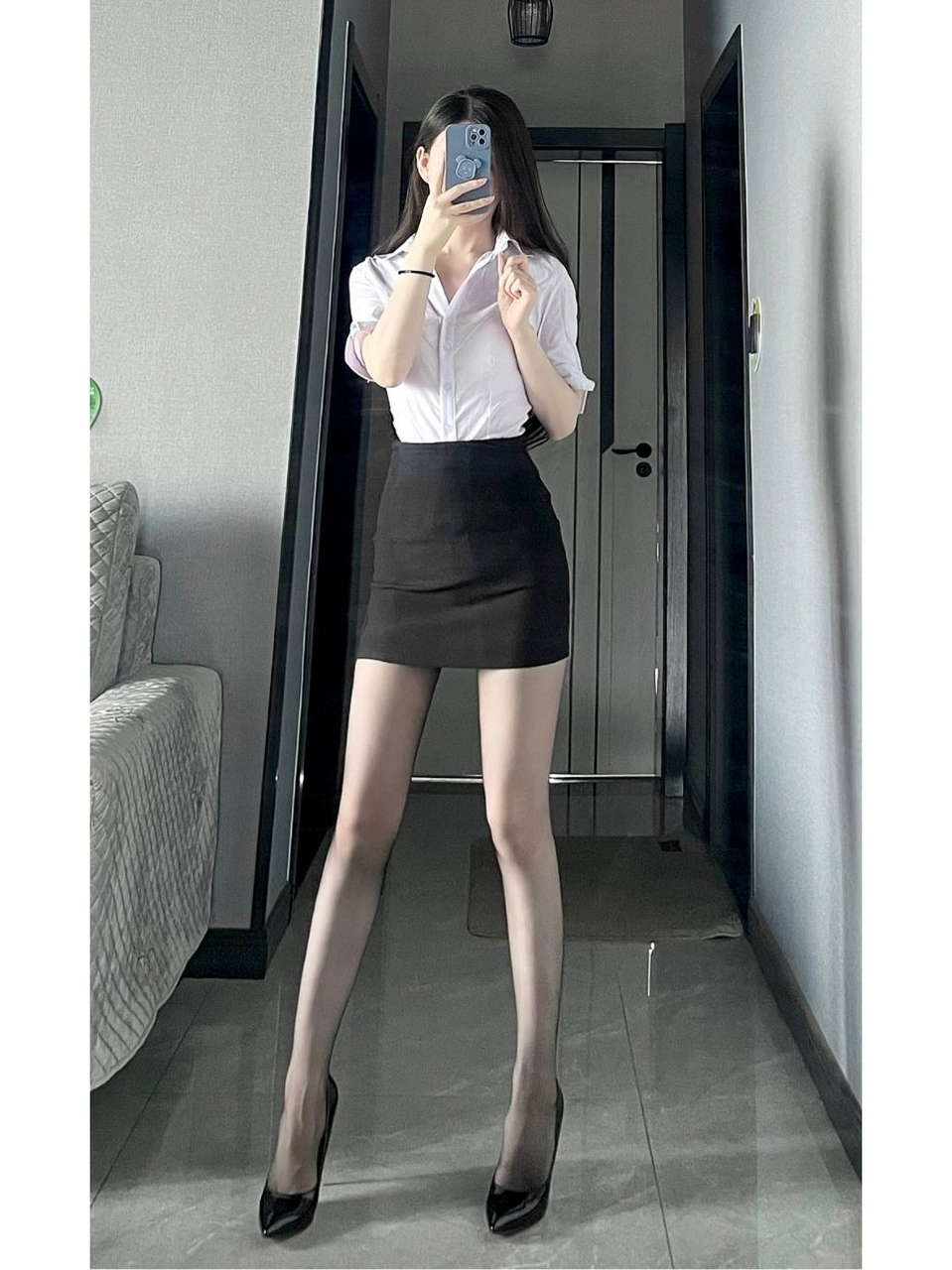 可以当你的小秘书吗#美女# #性感美女# #jk制服