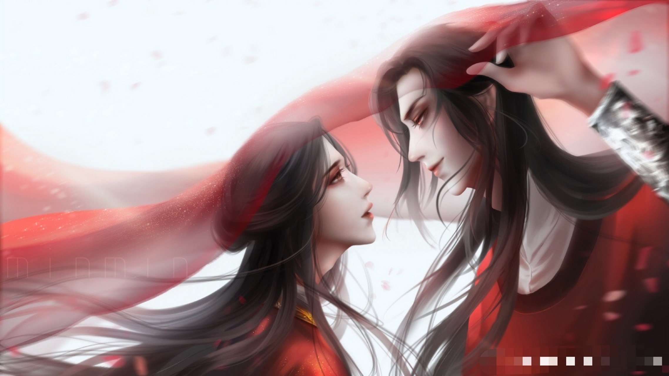 天官赐福# 余生为期,长逝入君怀 画师:minmin