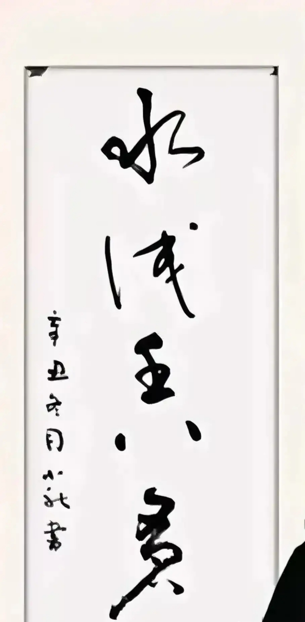 昨日到一朋友茶室饮茶,一落坐,就感到心情不好,怎么挂幅"水浅王八多"