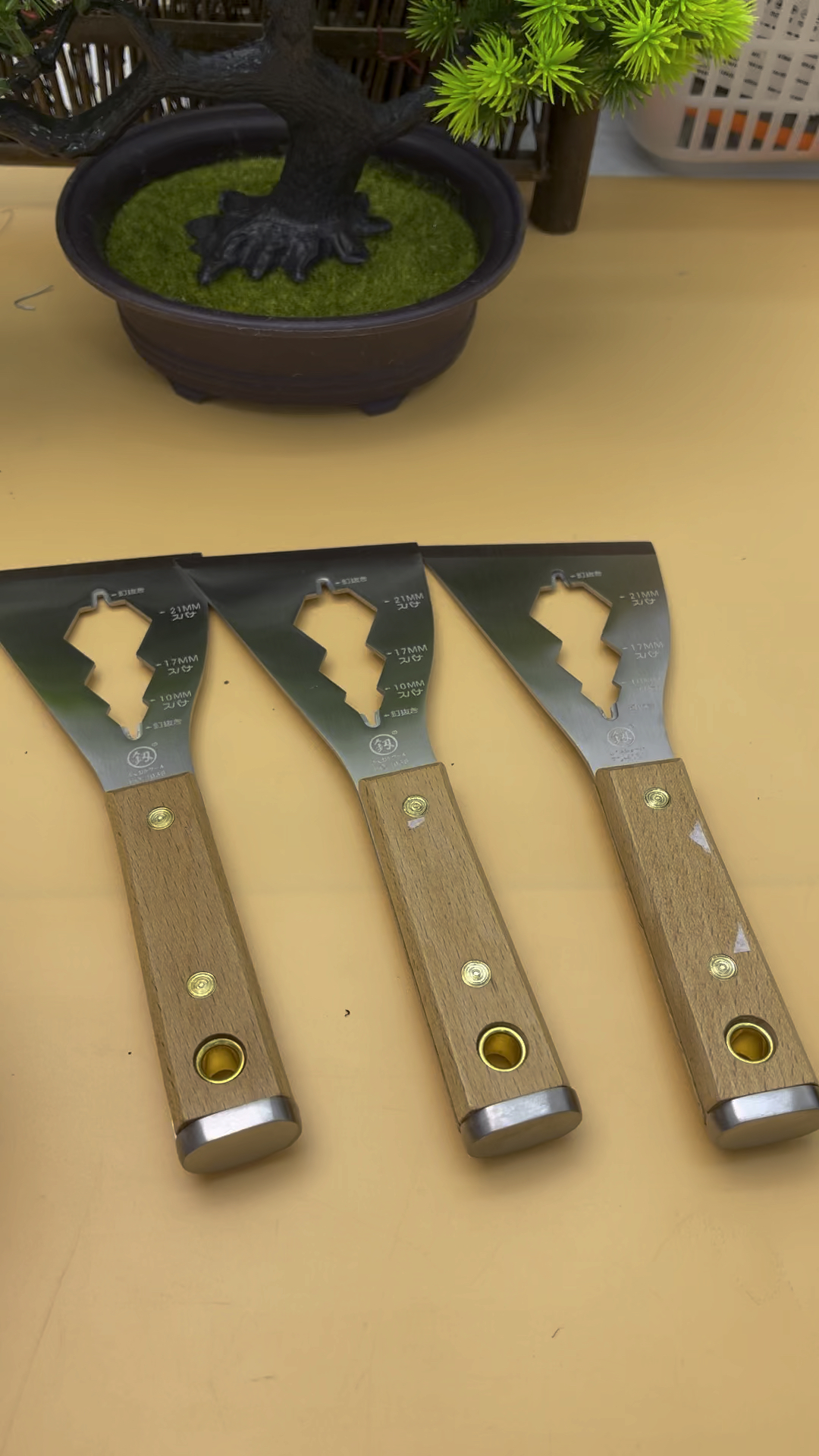 福冈铲刀清洁刀不锈钢水泥铲地刮灰刀铲工具装修重型小铲子加厚型