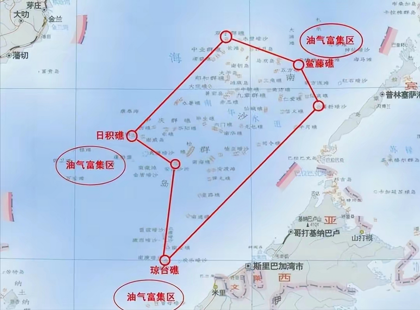 马欢岛和费信岛都是以郑和随从名字命名,六十年代被菲律宾强行占有.