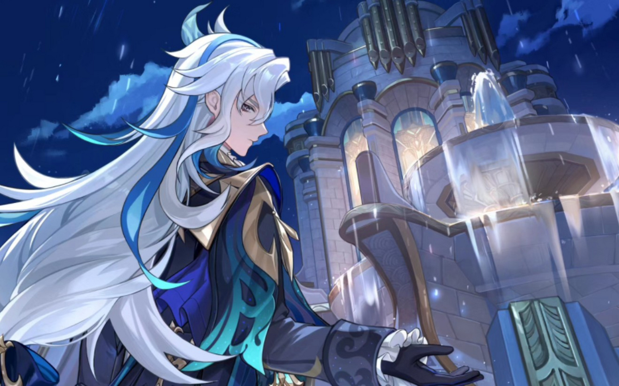 蜜桃社# #那维莱特# 锵锵~水龙王那维莱特来了