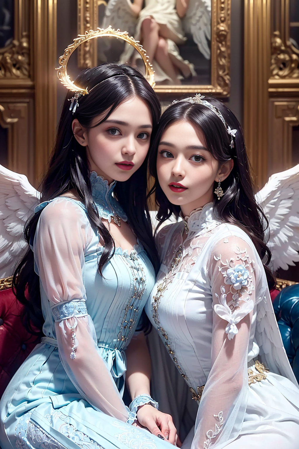 ai少女丨姐妹花少女:青春岁月的困惑与勇气