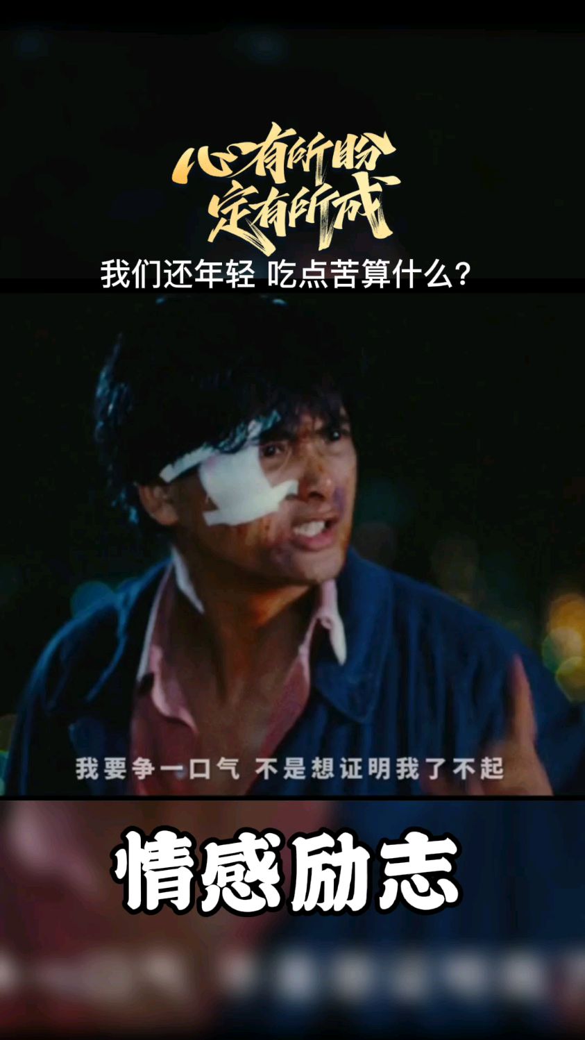情感励志语录:我们还年轻,吃点苦算什么?好男儿志在四方!