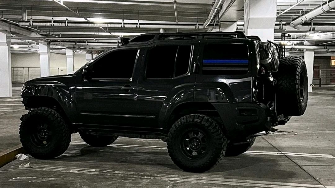 俗称美版"帕拉丁",实拍日产xterra,越野范十足,竞争坦克500