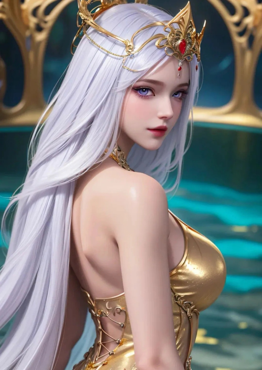 美图分享#波塞西～金色华服(二)