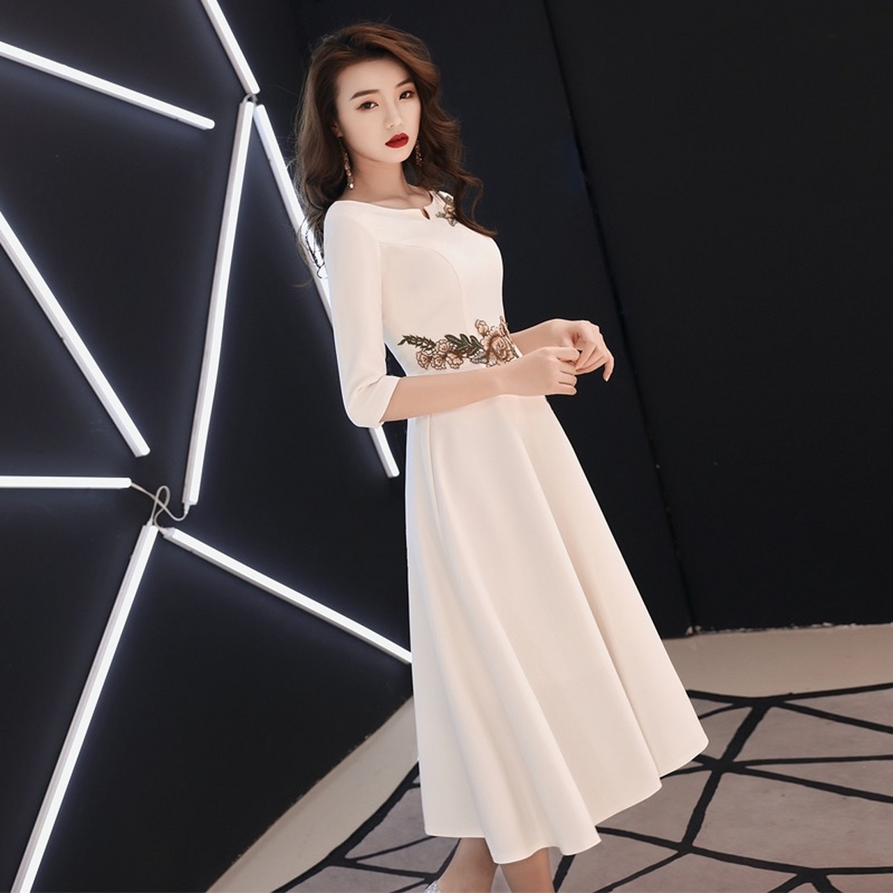 轻奢小众高端礼服连衣裙, 晚宴订婚领证最佳穿搭. #时尚穿搭