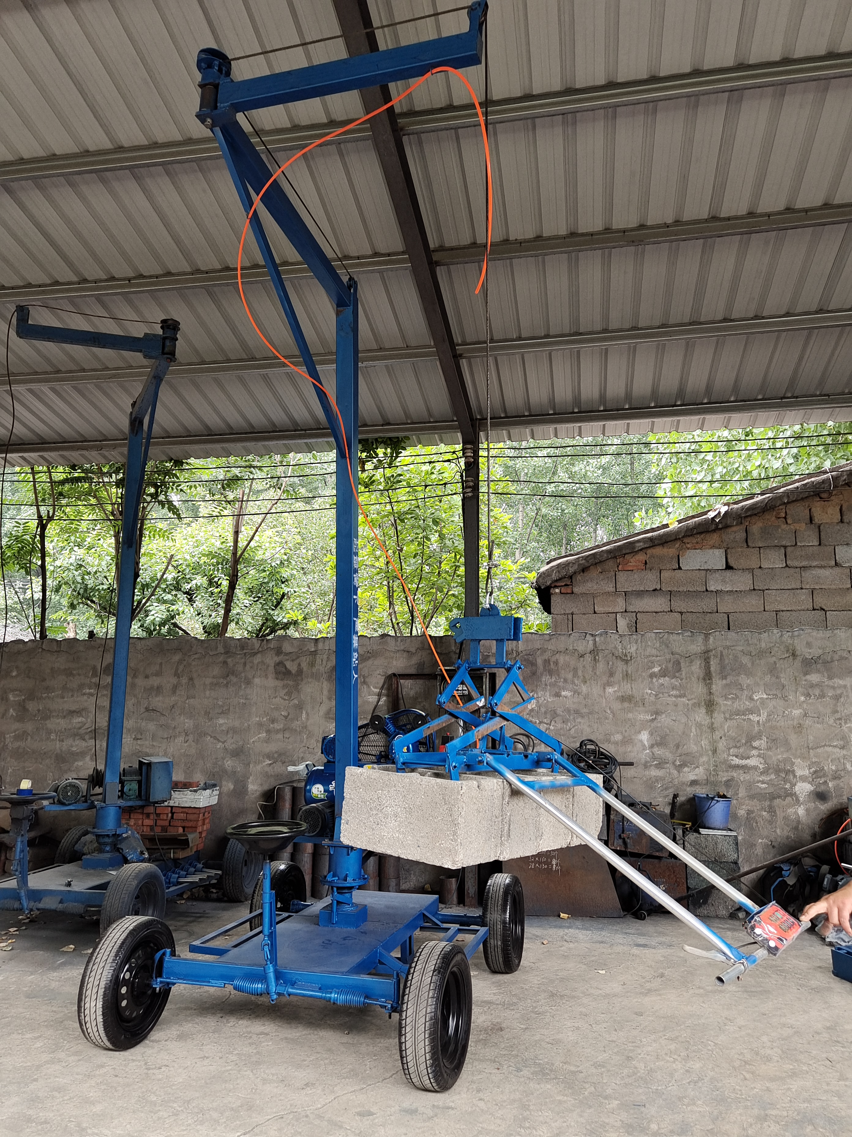 空心砖装车机问题性