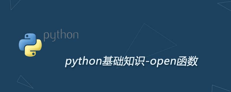 Python open函数详解：打开指定文件