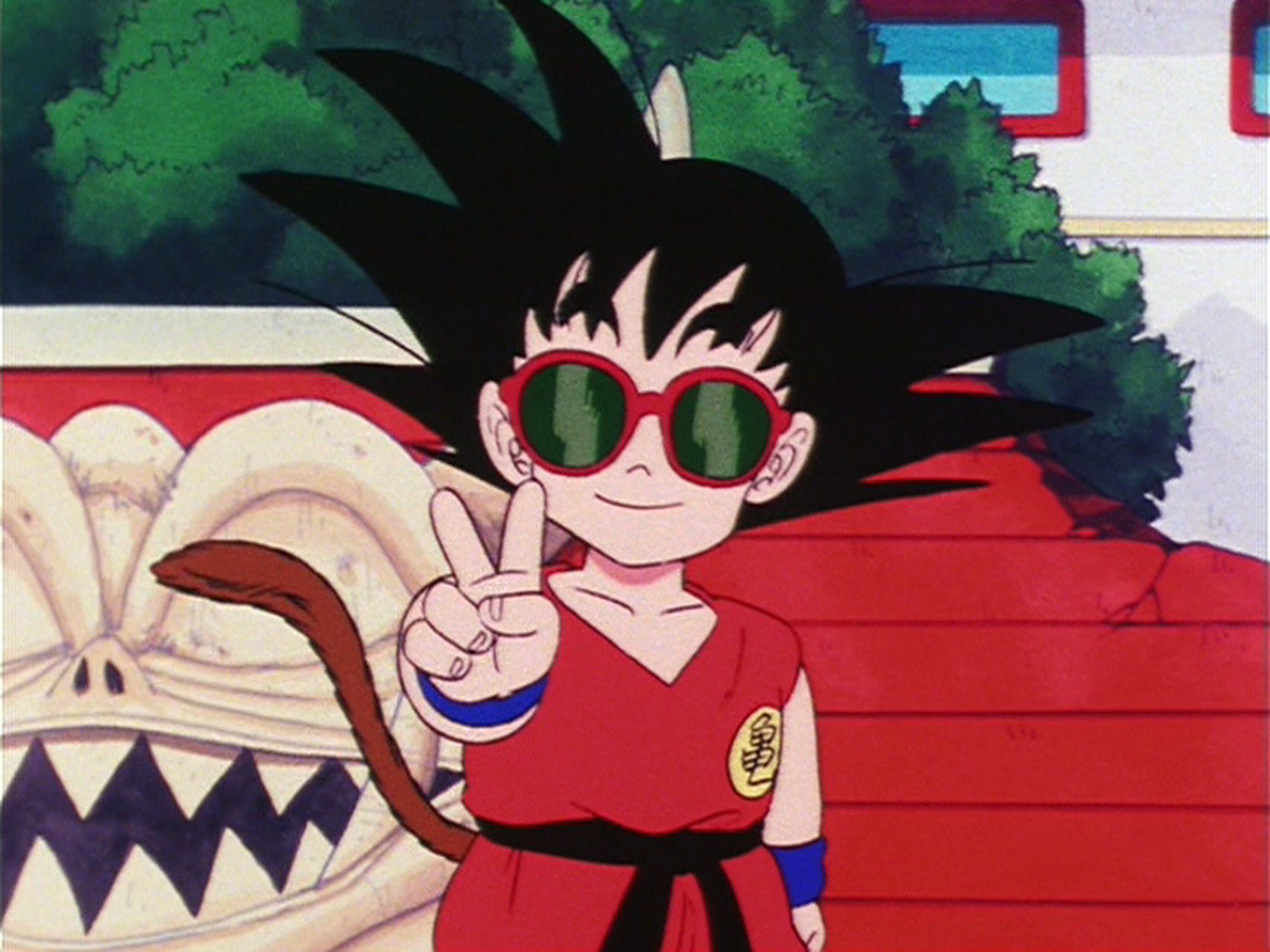 龙珠# 天下第一武道大会上的剪刀手悟空 #动漫# #趣味动漫分享官