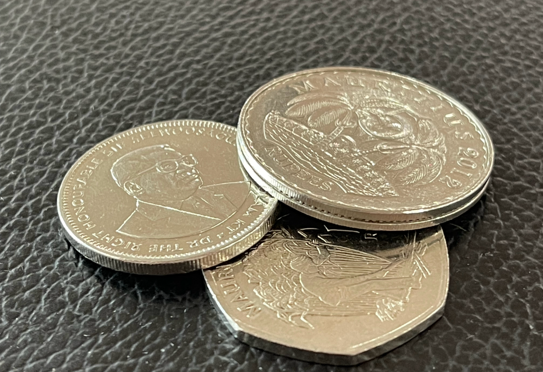 毛里求斯全新的钢芯硬币