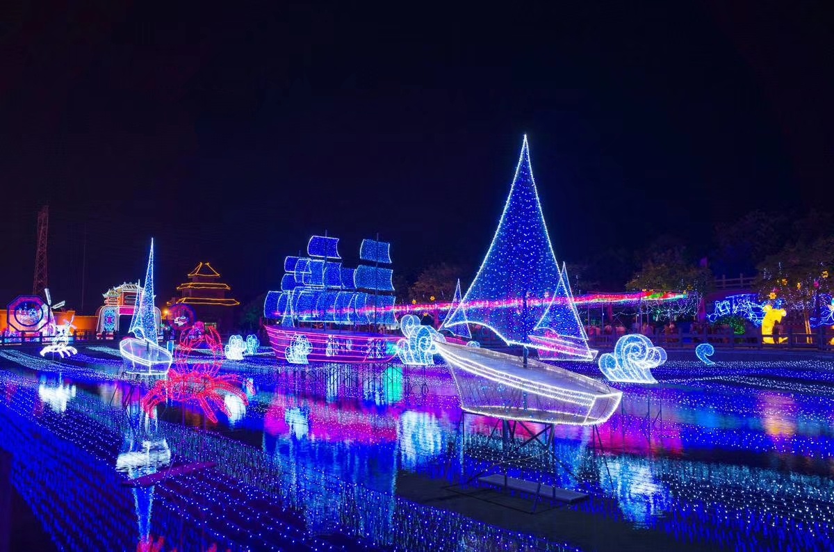 灯光节造型 街道亮化 文旅夜游亮化 灯光节夜游