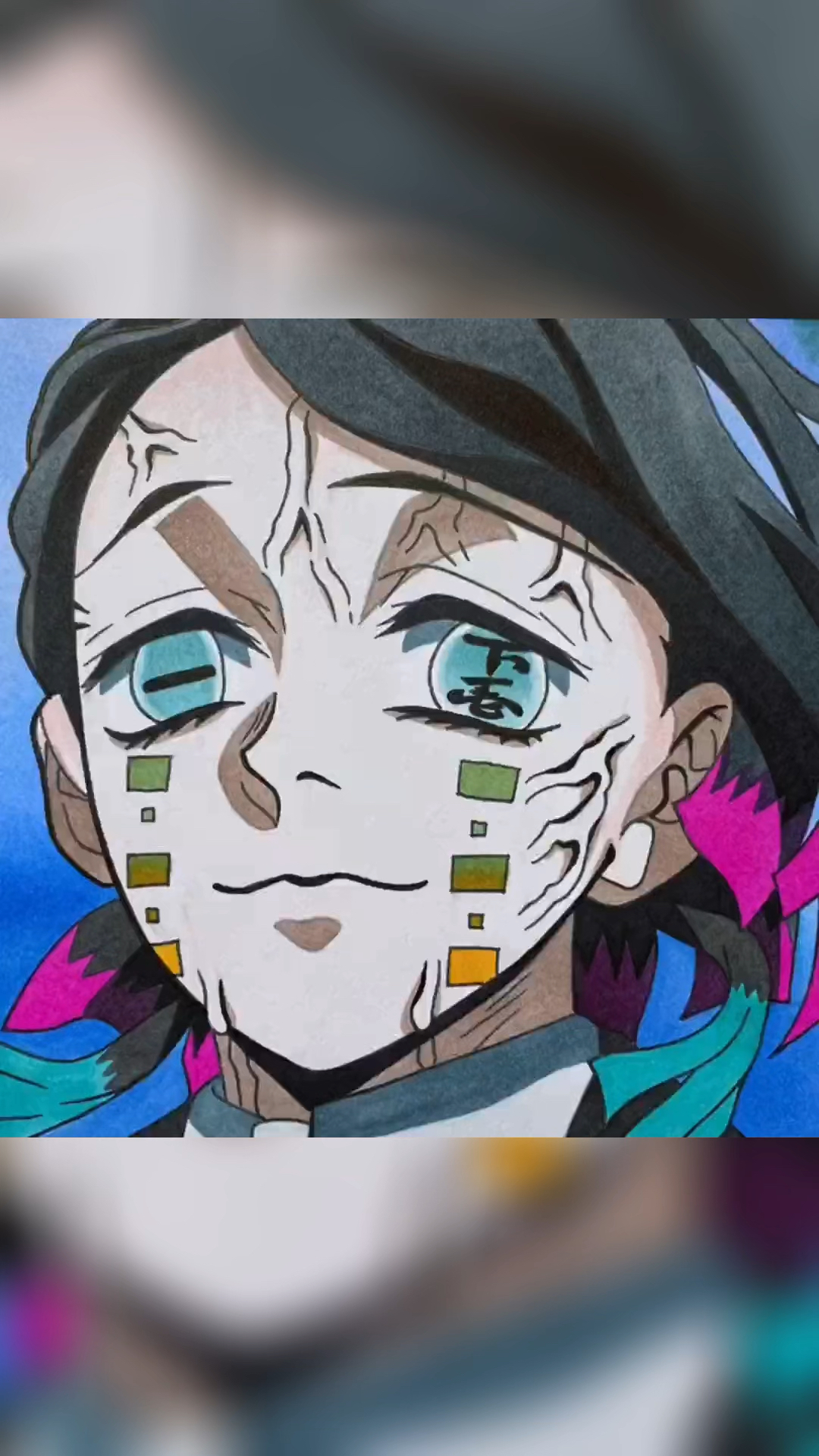 手绘动漫鬼灭之刃下弦一魇梦