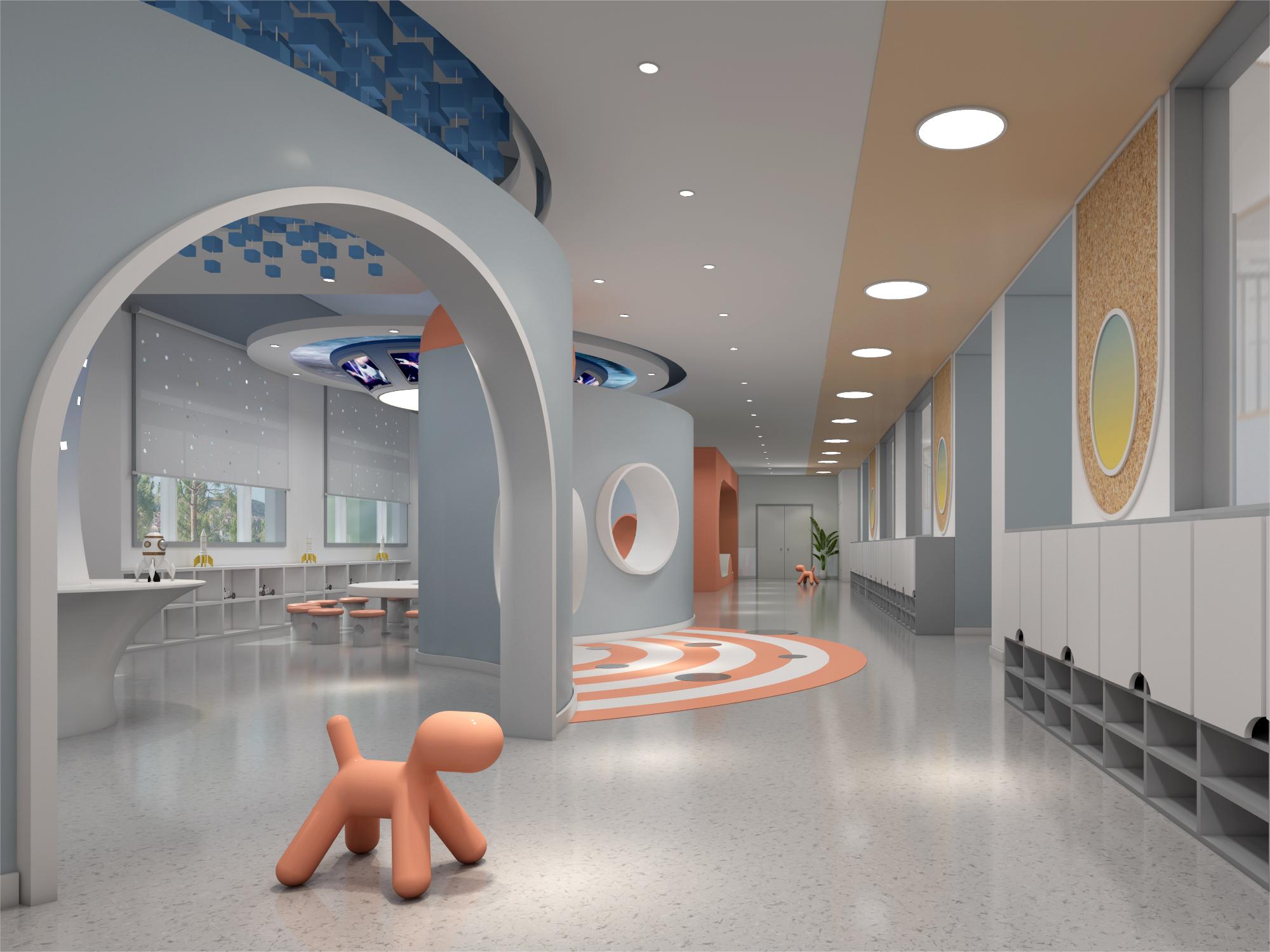 空间设计积木童心幼儿园设计