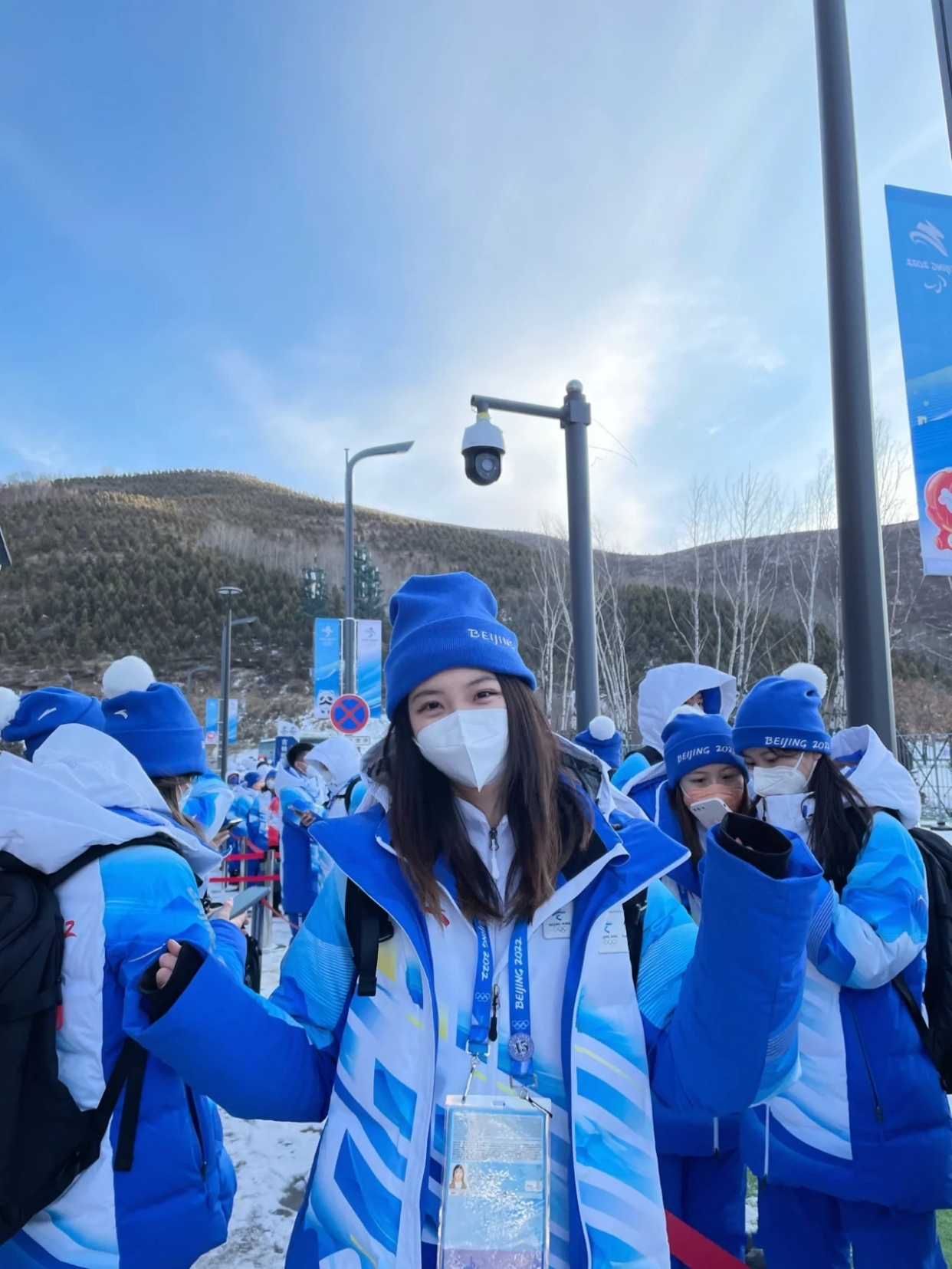 北京冬奥会志愿者靓影,2022一起向未来!