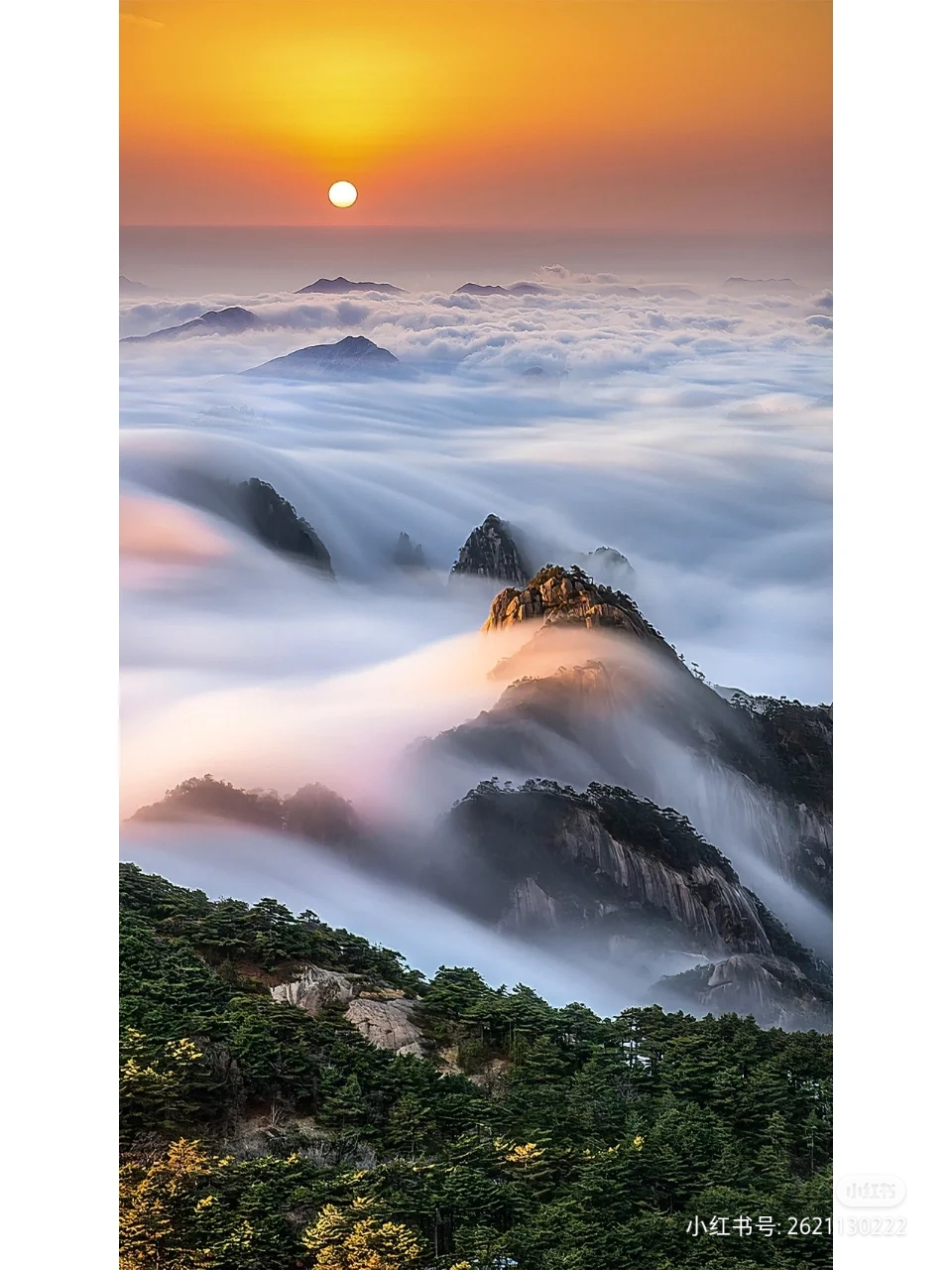 天高云淡一品黄山