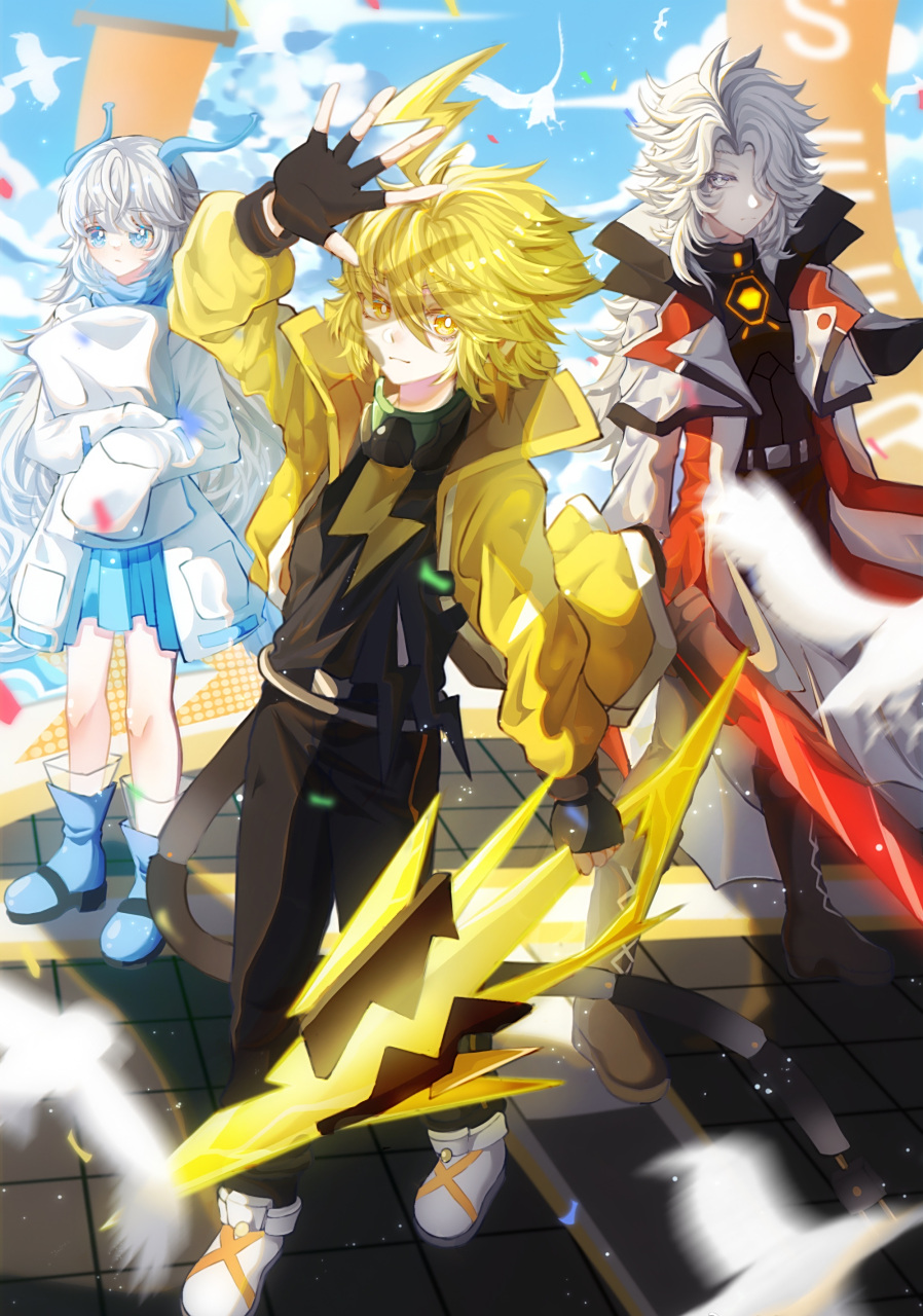 一组《赛尔号》角色同人插画欣赏,增添了华丽的元素.