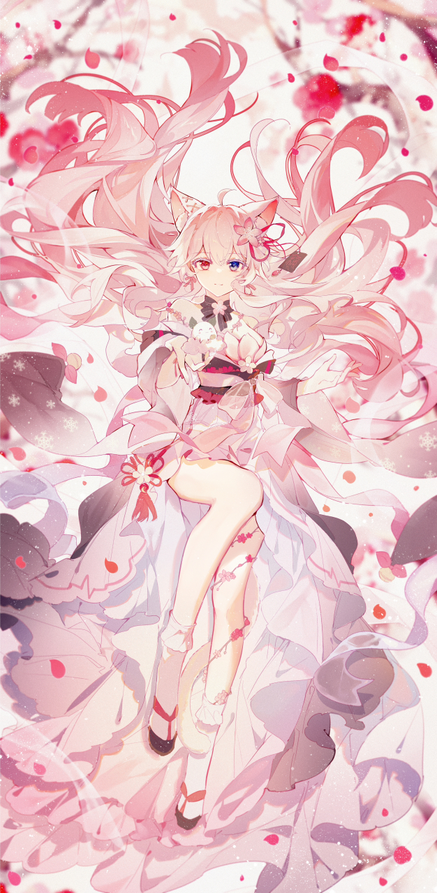 高冷龙女与异瞳猫娘[亲吻] 画师:千千结