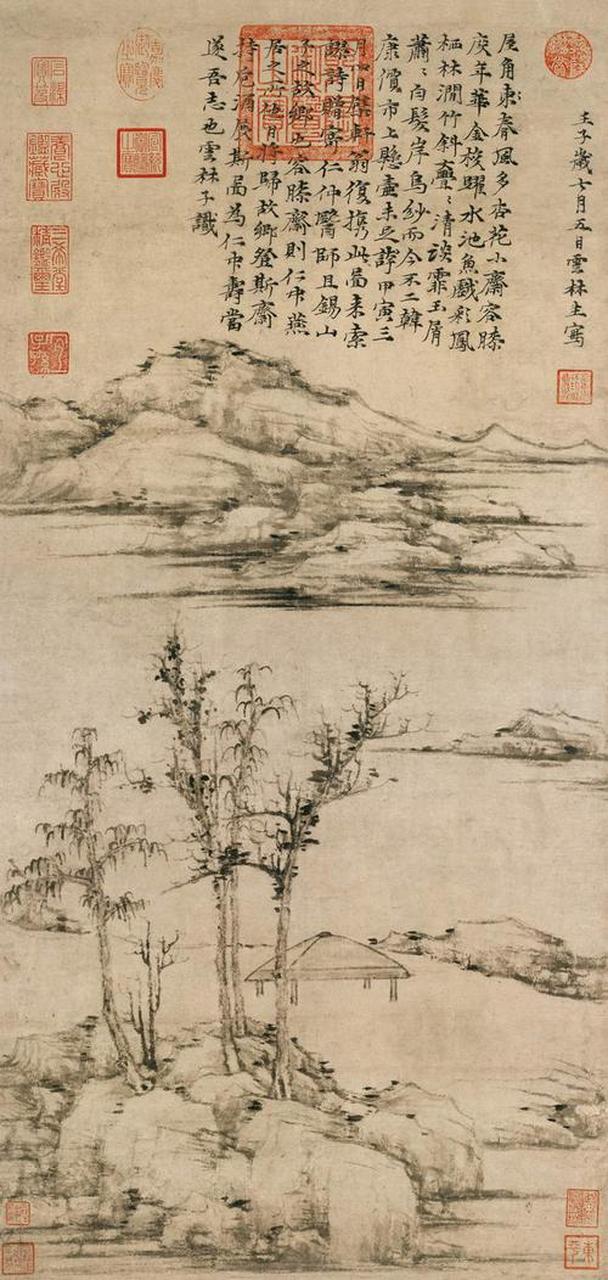 元代山水画家及作品图片