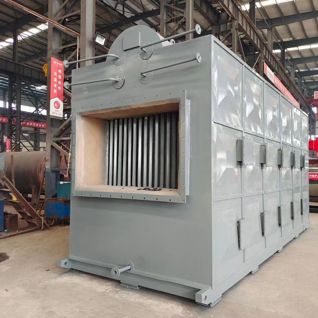 烟气余热锅炉主要余热锅炉品种有:烧结机余热锅炉,三废混燃炉及吹风气