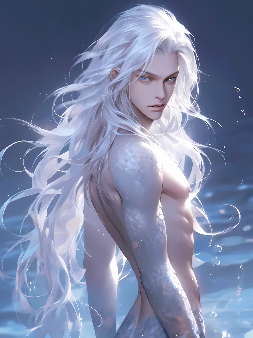 深海人鱼 #二次元# #ai共创计划# #ai绘画