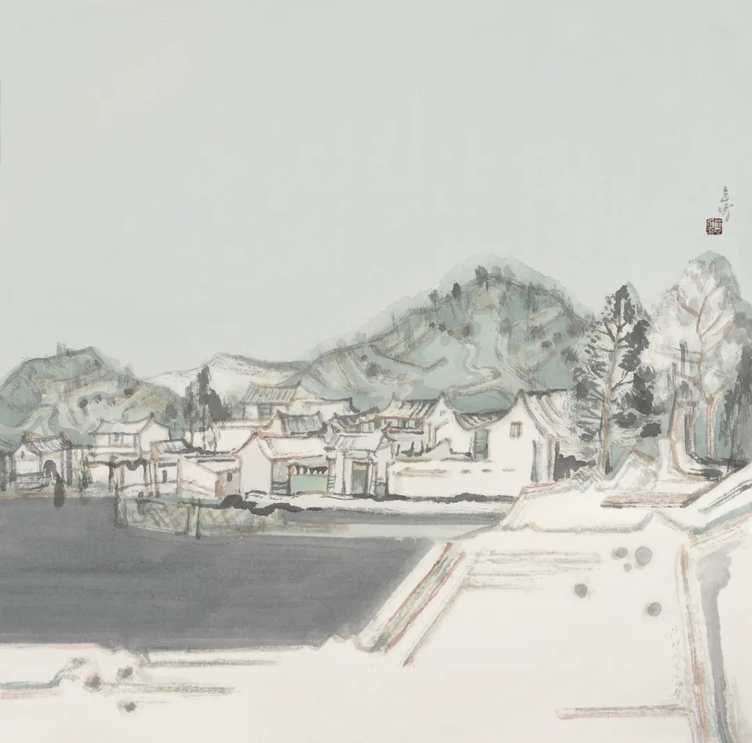 福建省画院|穿过昼夜的笔端——翁志承山水画