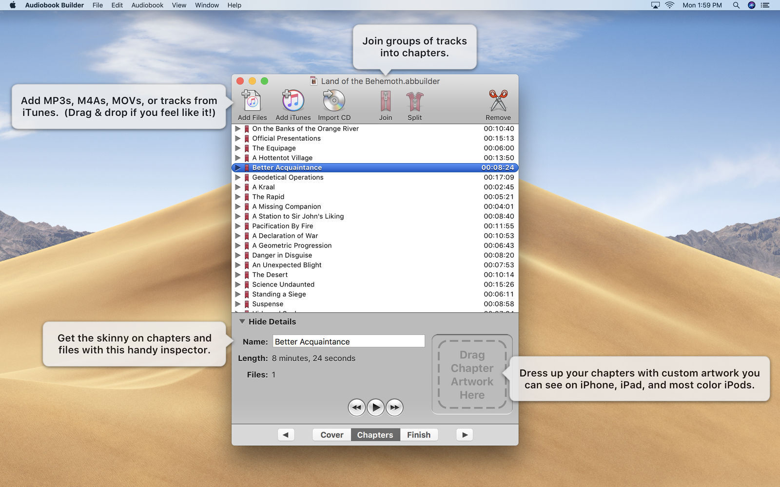 Audiobook Builder for Mac