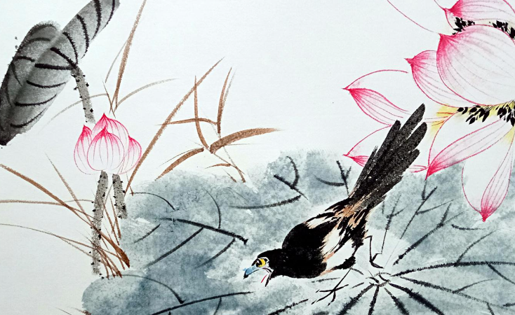 落款是国画作品中不可或缺的一部分,它不仅是作品的点睛之笔,更是画家