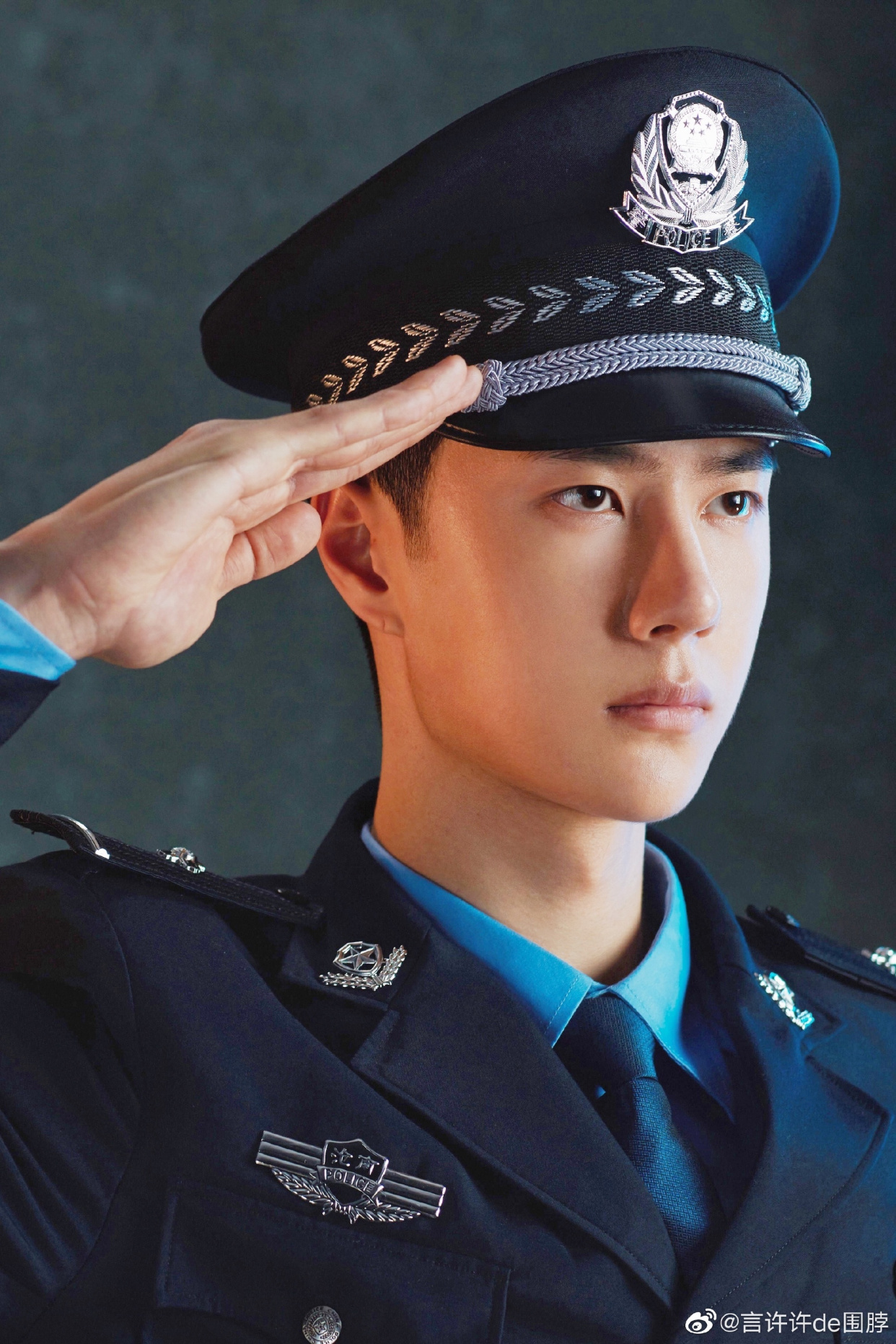 王一博《冰雨火》警服造型:陈宇,已就位!
