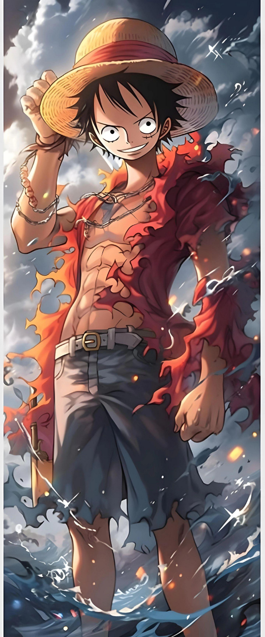 ai绘画|海贼王 蒙奇·d·路飞