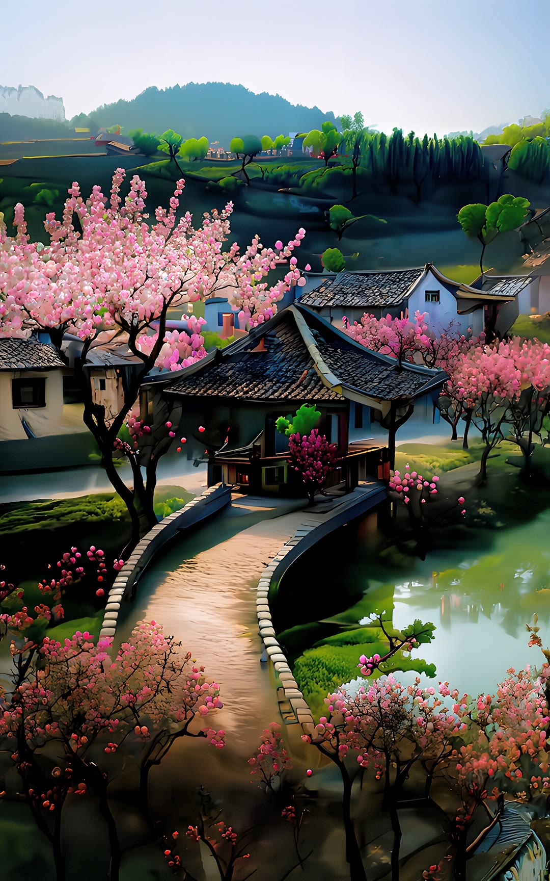 手机壁纸:我本无意入江南,奈何江南入我心