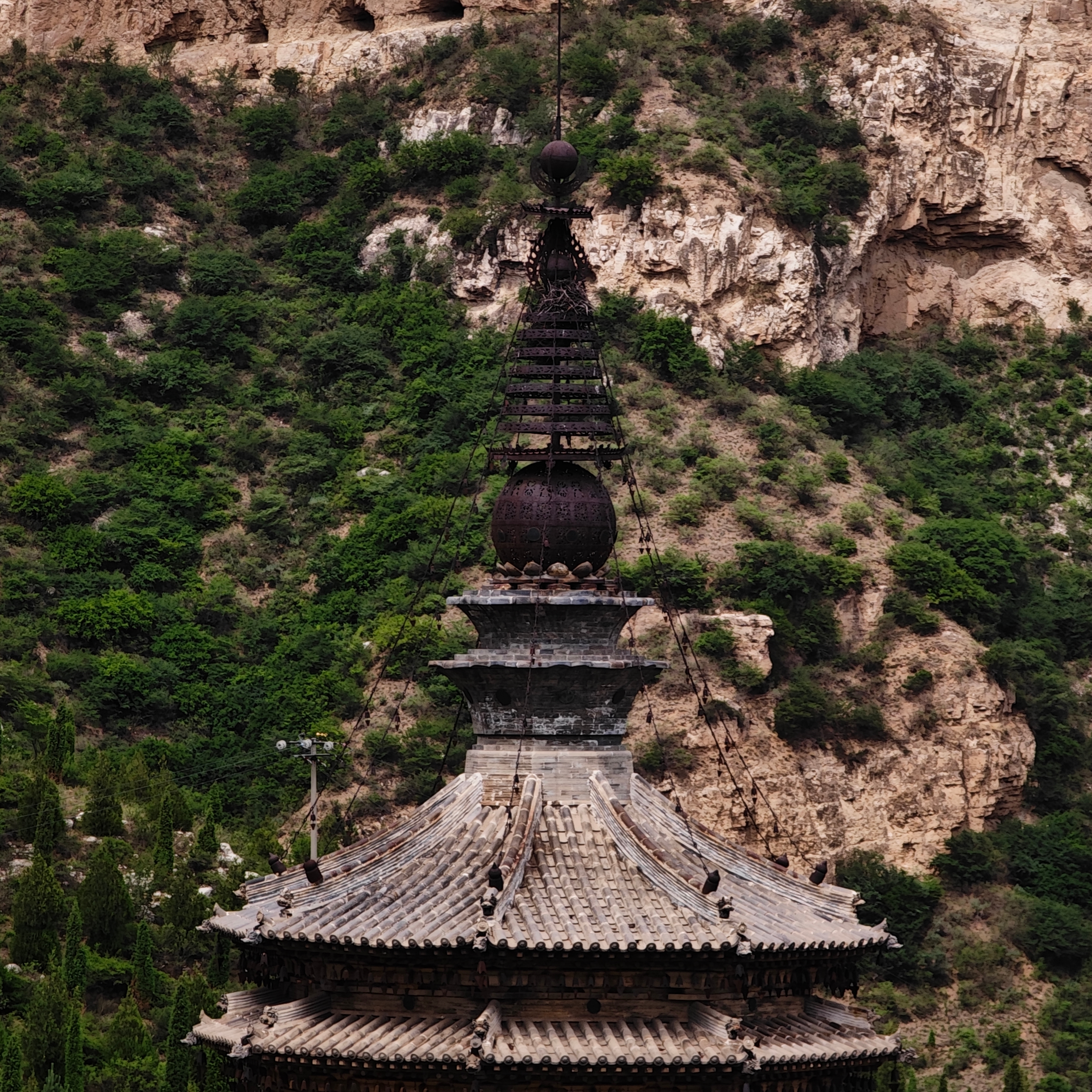 浮屠凌空——灵丘觉山寺
