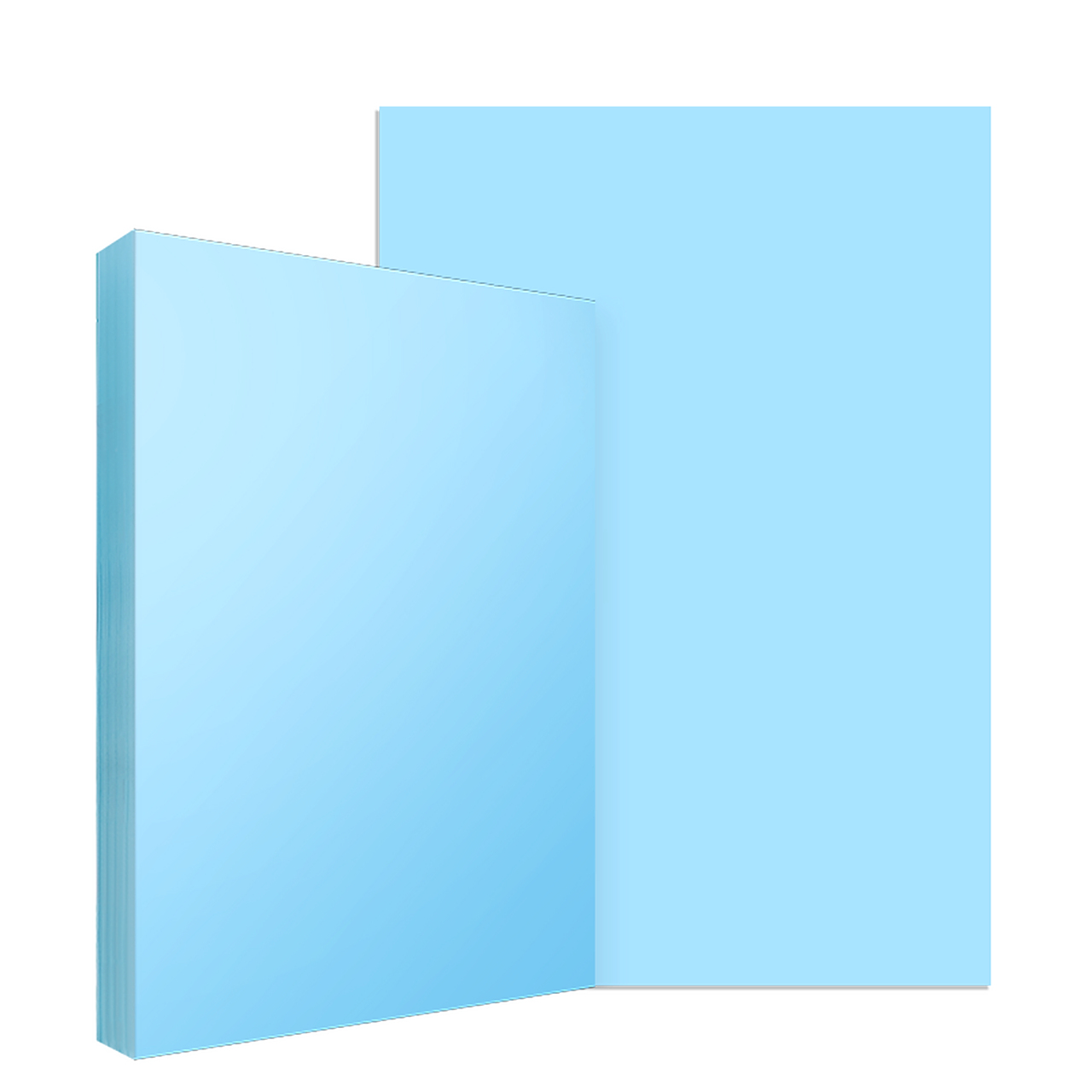 得力(deli)a4 80g浅蓝色复印纸 彩色打印纸 儿童手工折纸剪纸彩纸 非