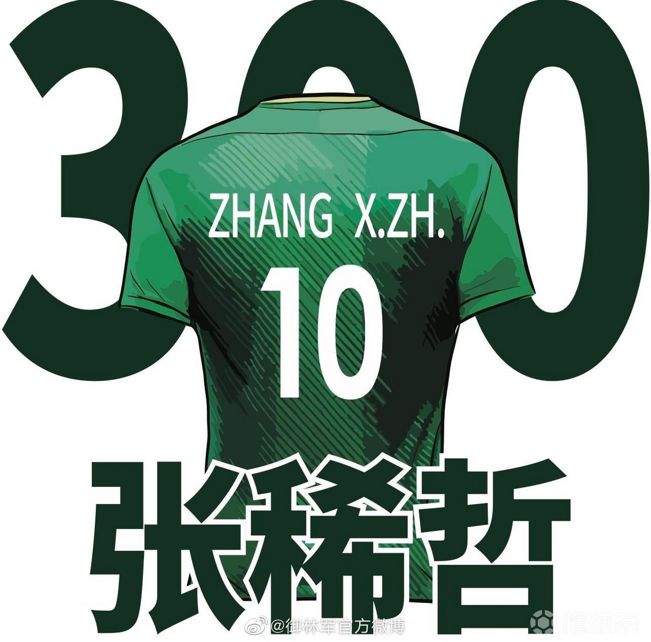 庆祝张稀哲中超300场,球迷组织呼吁比赛第10分钟喊球员名字  为庆祝