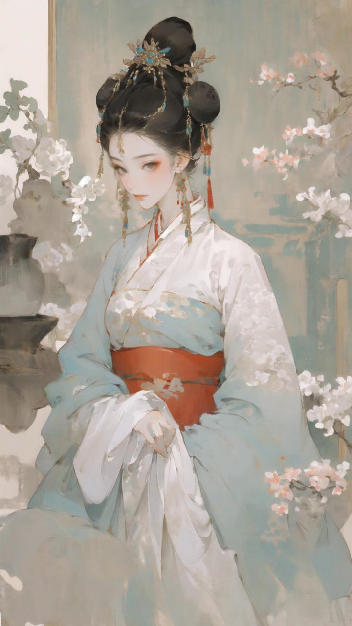 古风少女 #二次元# #古风# #ai绘画