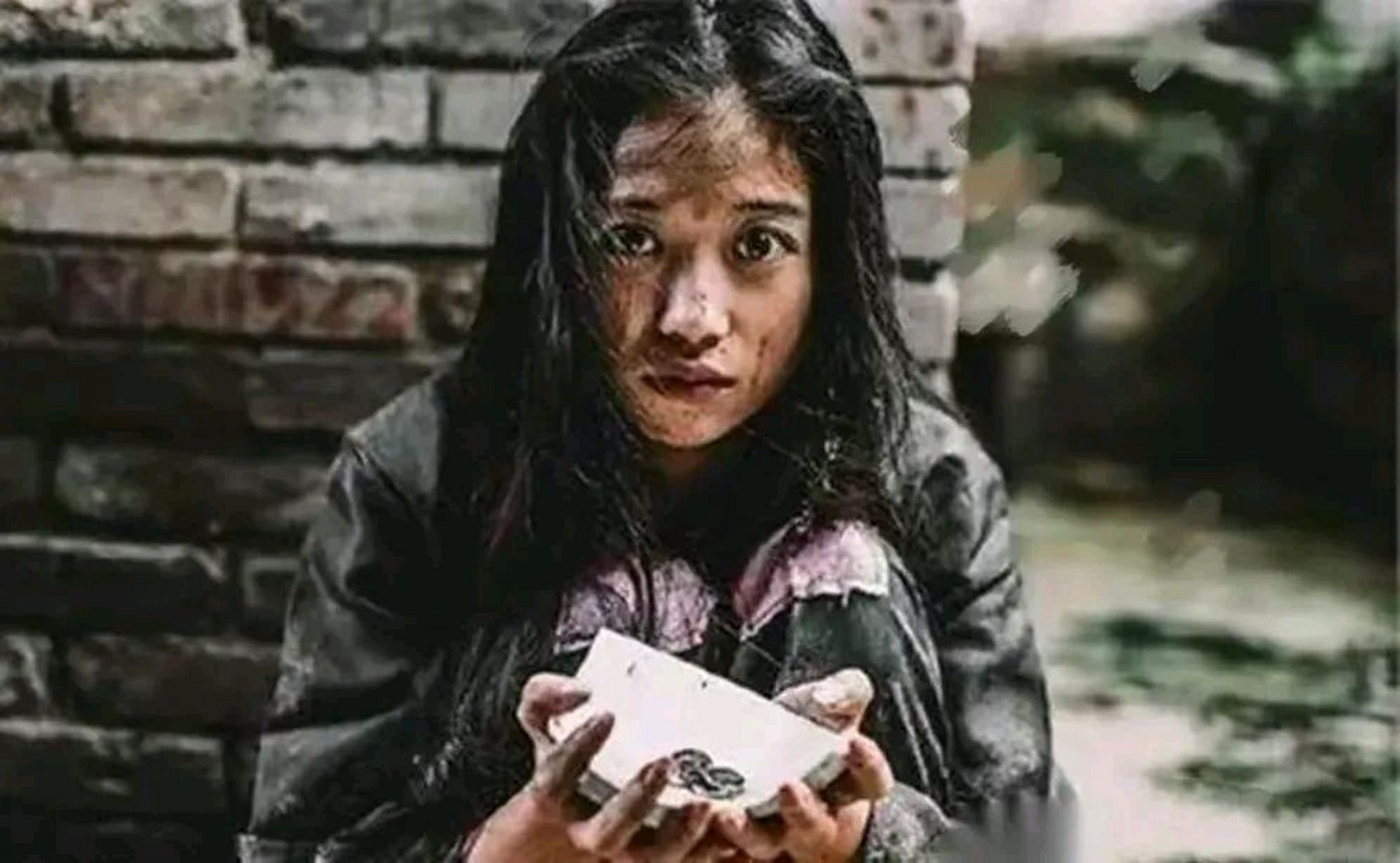 "  杨虎臣被女乞丐的话给惊呆了,一时没出声.