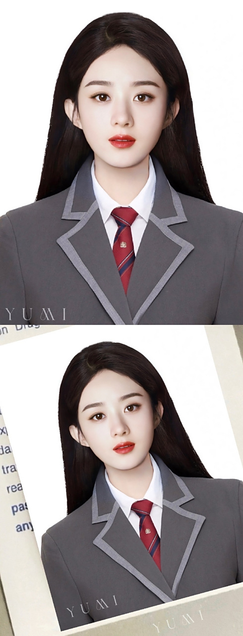 不敢想象这是网友p的女明星们的证件照!好美的女明星们!各个都美的不