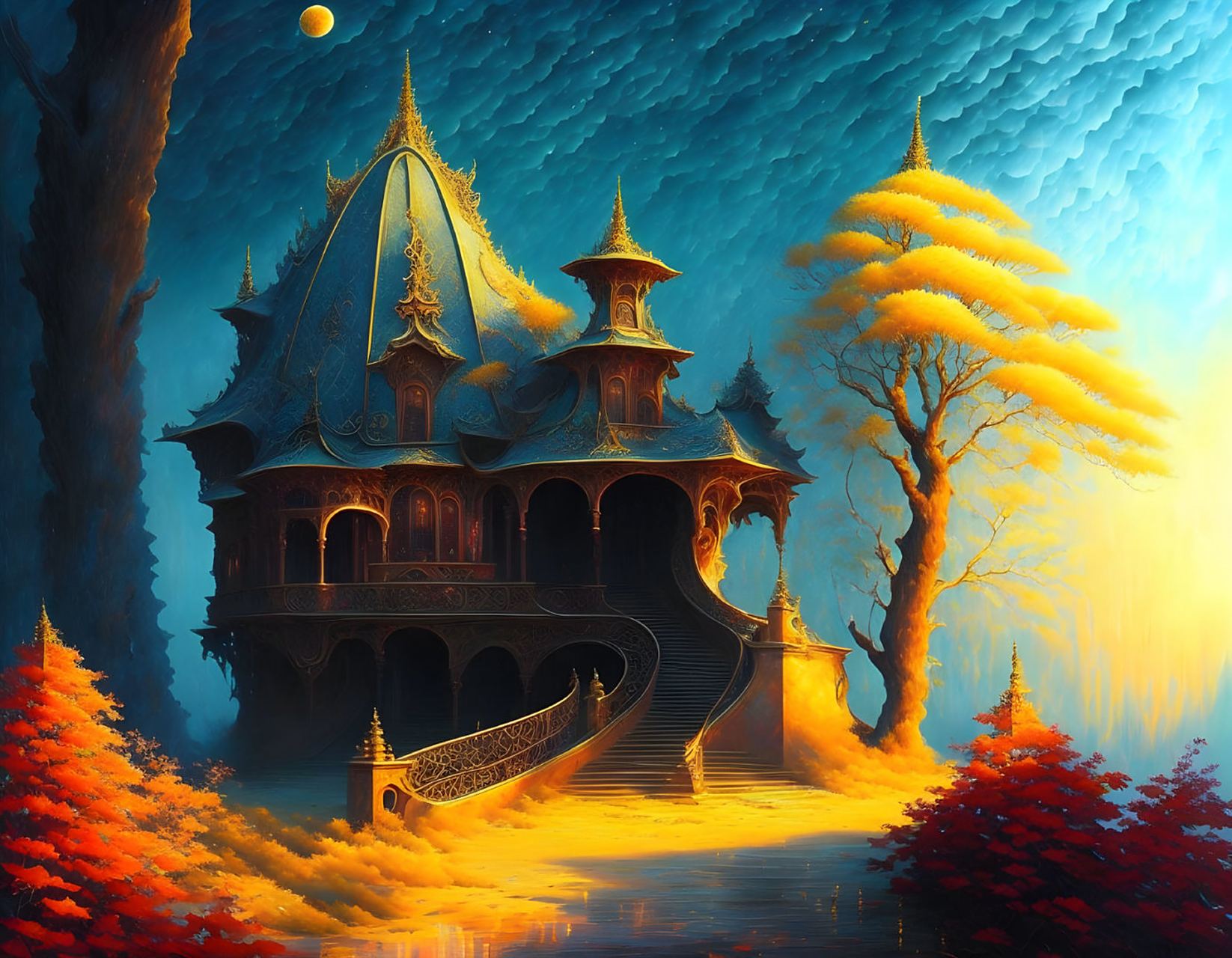 ai绘画作品精选 建筑系列