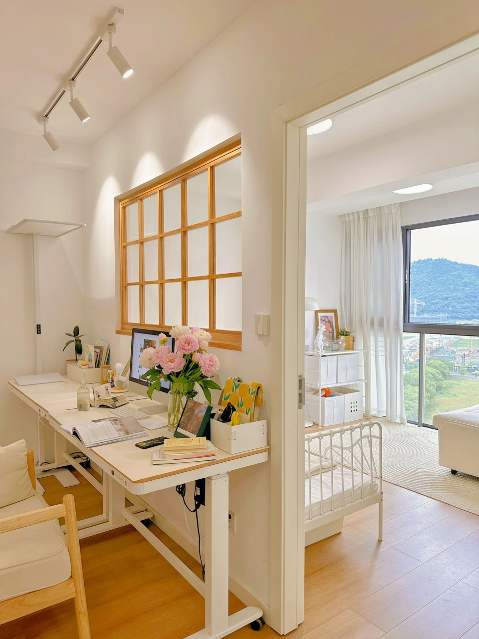 43平小户型榨出9㎡客厅图书馆05 哈喽,欢迎7815串门大只的小家