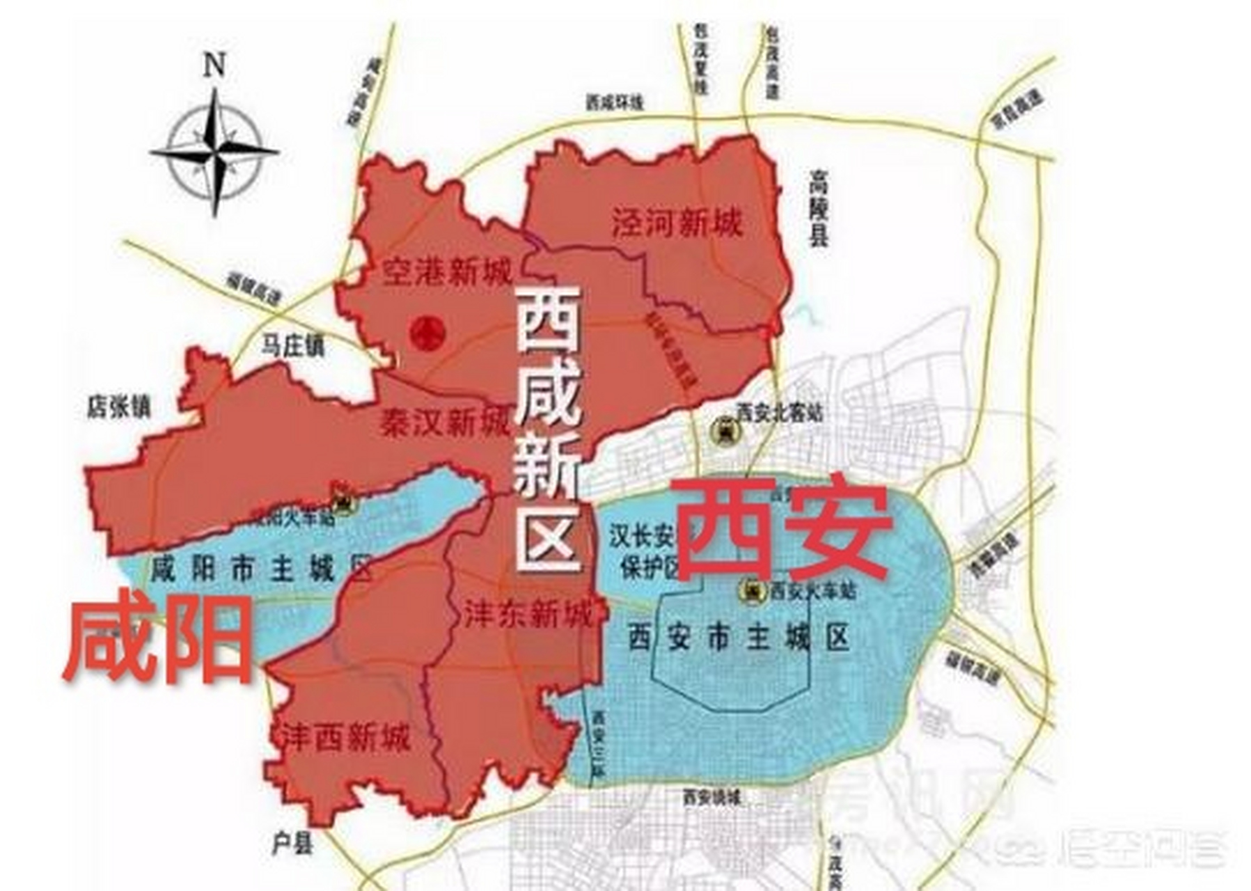 咸阳市城区内地图图片