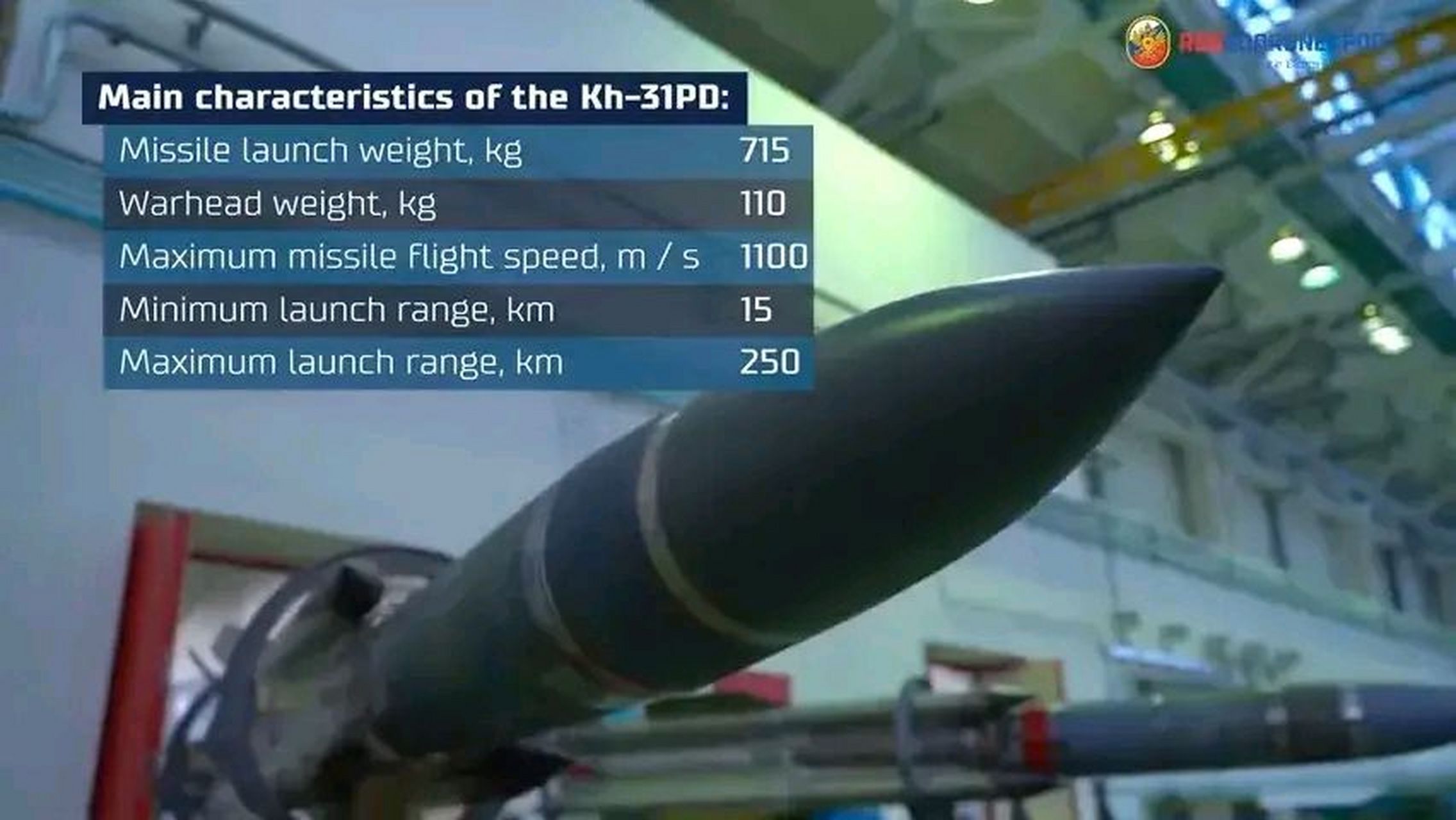 俄军kh31pd重型高速反辐射导弹最新官方介绍.