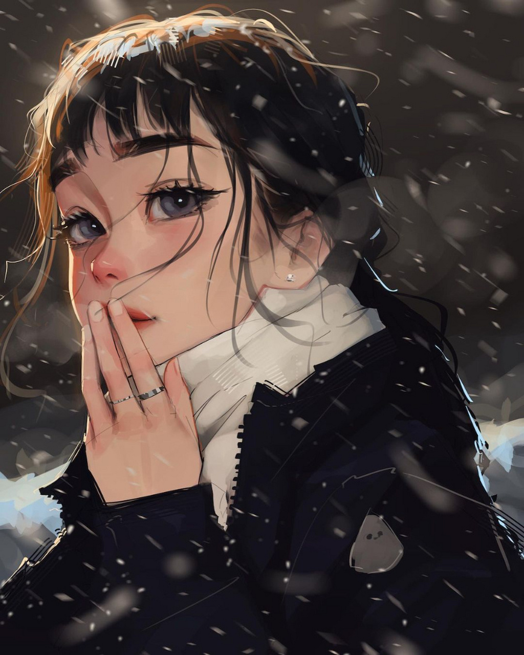 画师:sam yang 笔下的插画小姐姐 表情动态丰富 #美术