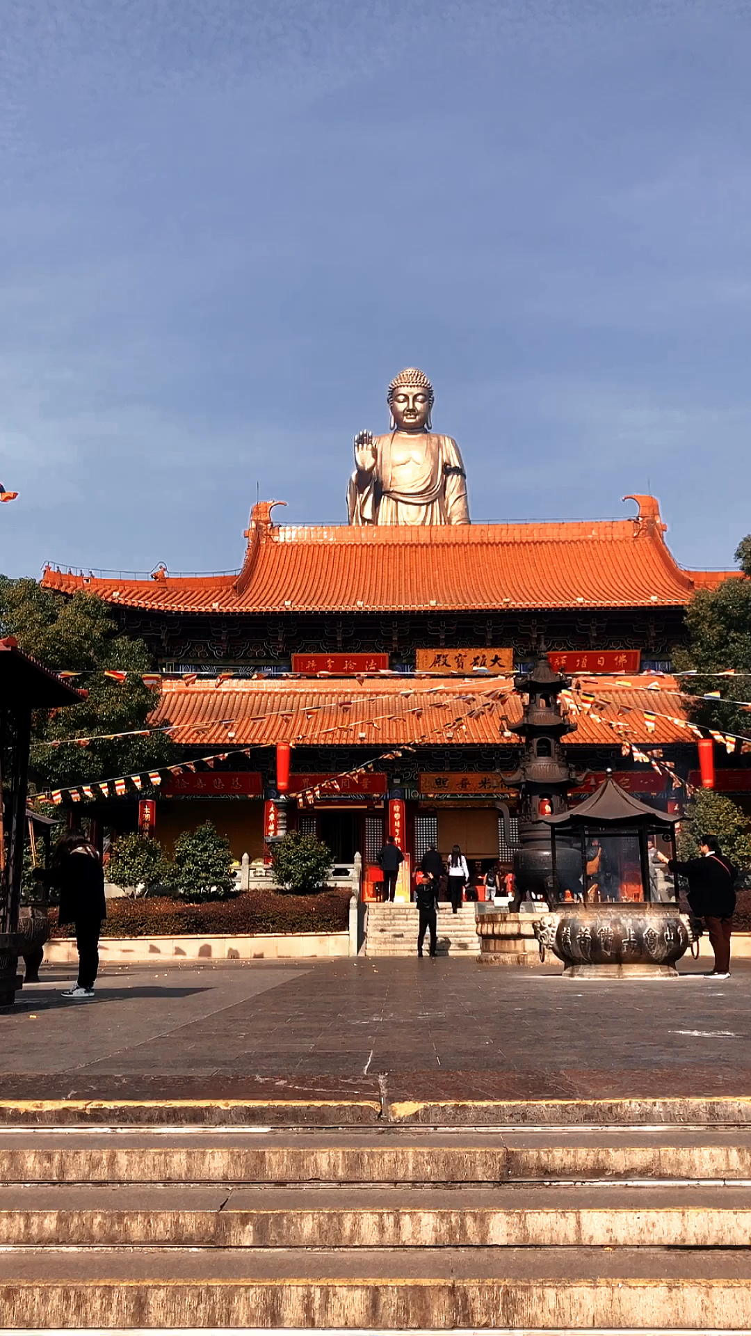 实拍无锡灵山的祥符禅寺