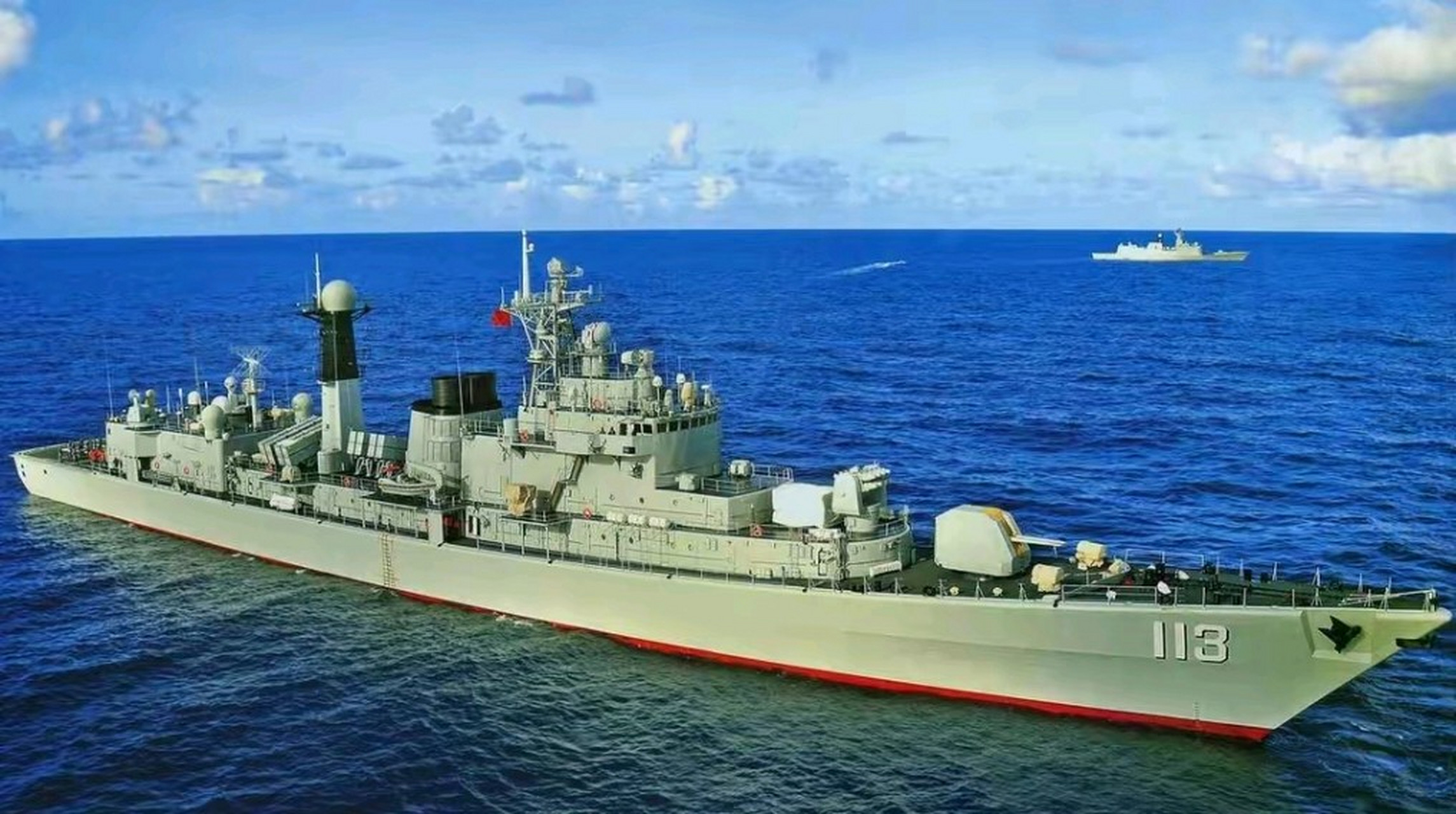 中国海军"舰满为患",新舰装备迅速,仍有9艘老旧驱逐舰需换代  自从