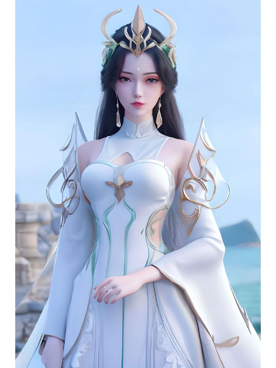 国漫女神-柳妈#动漫壁纸# 各位该回上界了!#完美世界