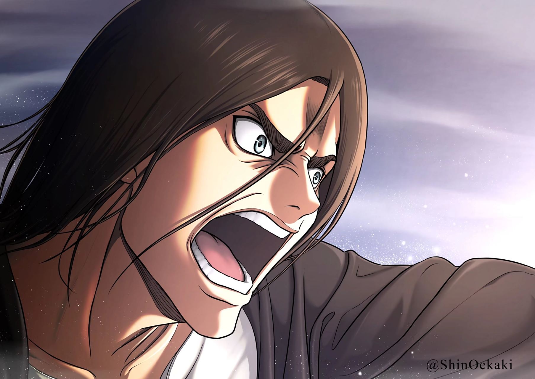 進擊の巨人# 啊啊啊啊太帅了  画师:shinちゃま