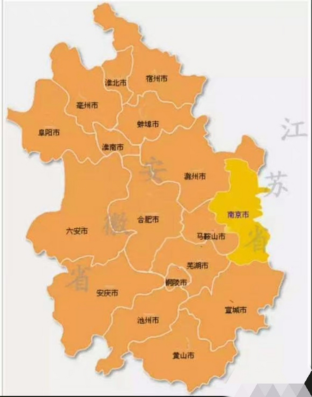 南京周边接壤地图图片