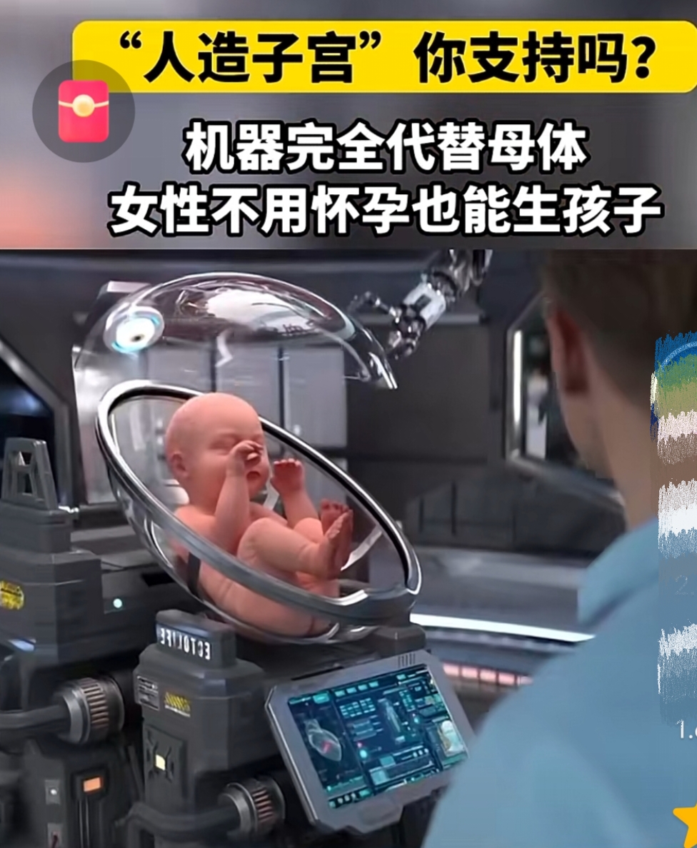 如果有一种人造子宫替女性来怀孕生子,你是支持还是反对?